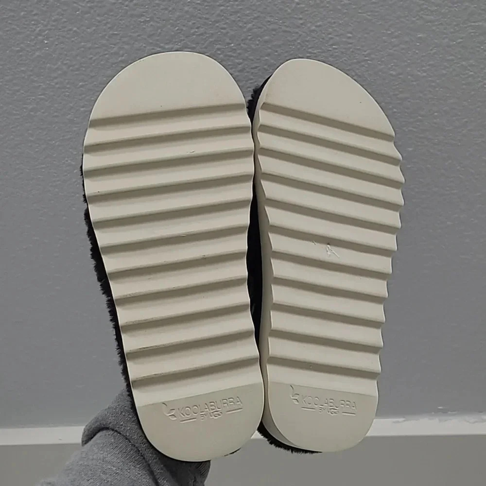 Koolaburra By UGG Fuzz'n II Faux Fur Sandals - Picture 11 of 12